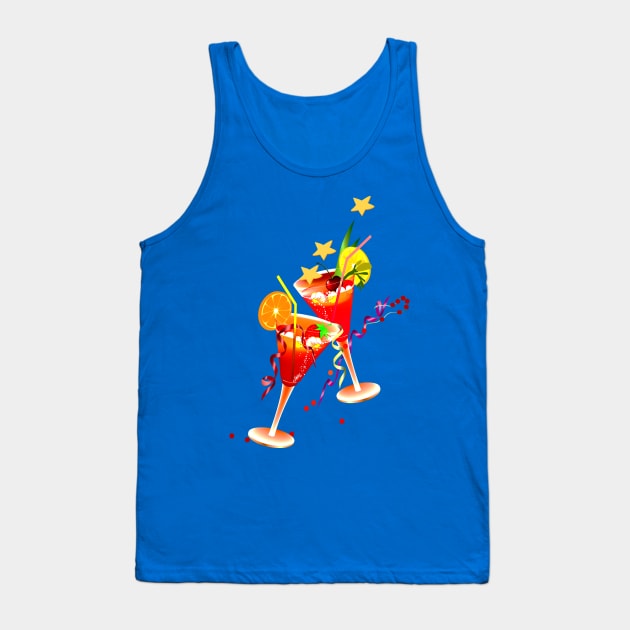 cocktail Tank Top by autopic